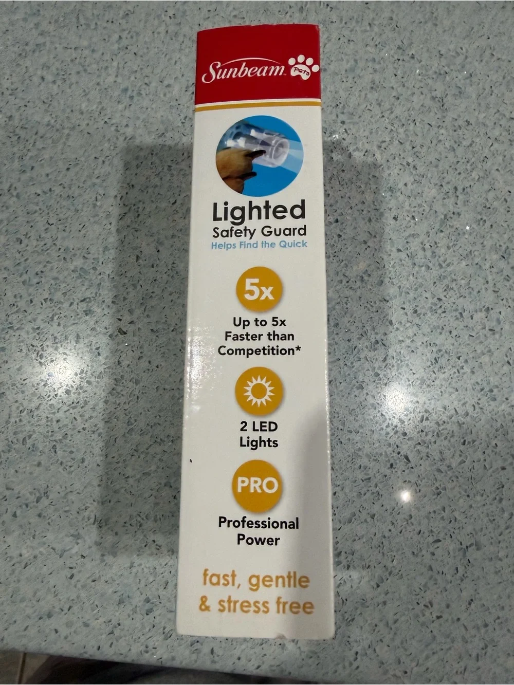 Sunbeam Lighted Nail Trimmer - Blue and Clear